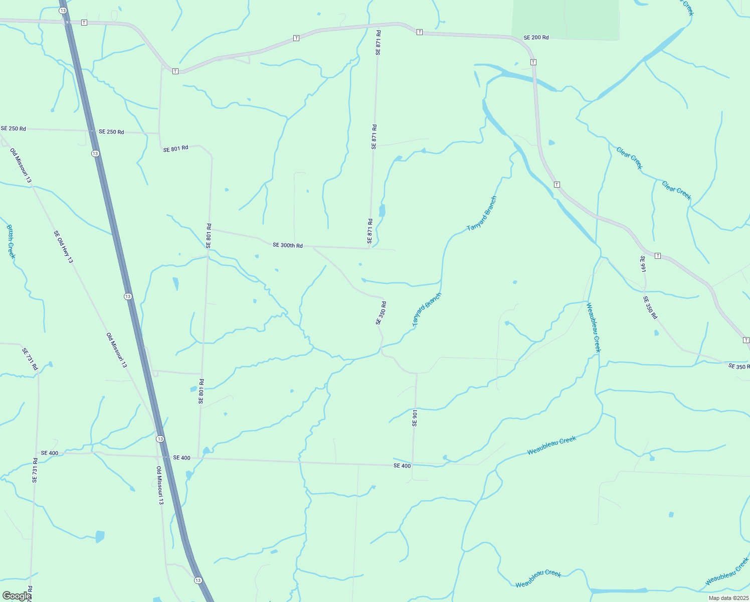 map of restaurants, bars, coffee shops, grocery stores, and more near 8720 Southeast 350 Road in Collins