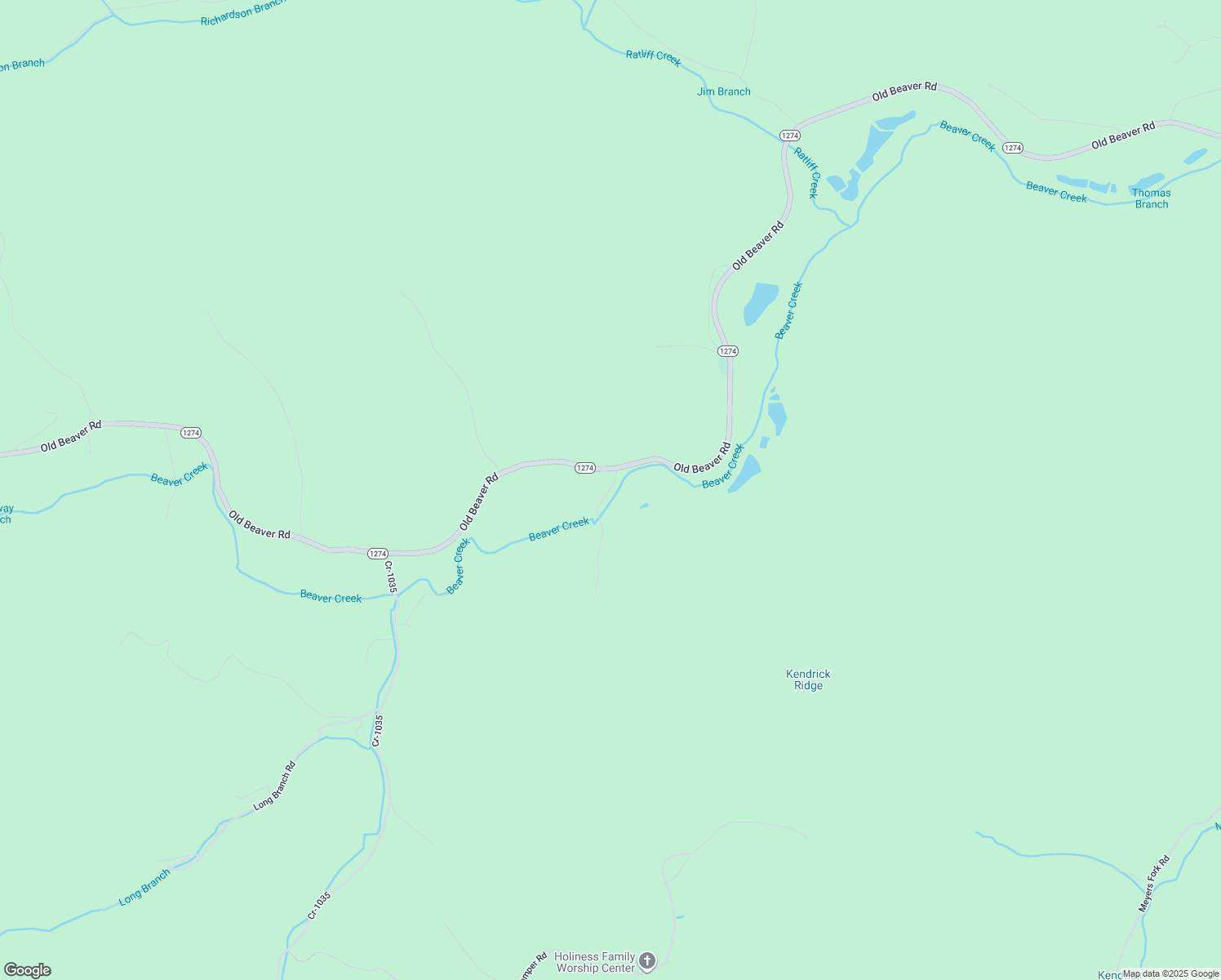 map of restaurants, bars, coffee shops, grocery stores, and more near 341 Hog Branch Road in Frenchburg