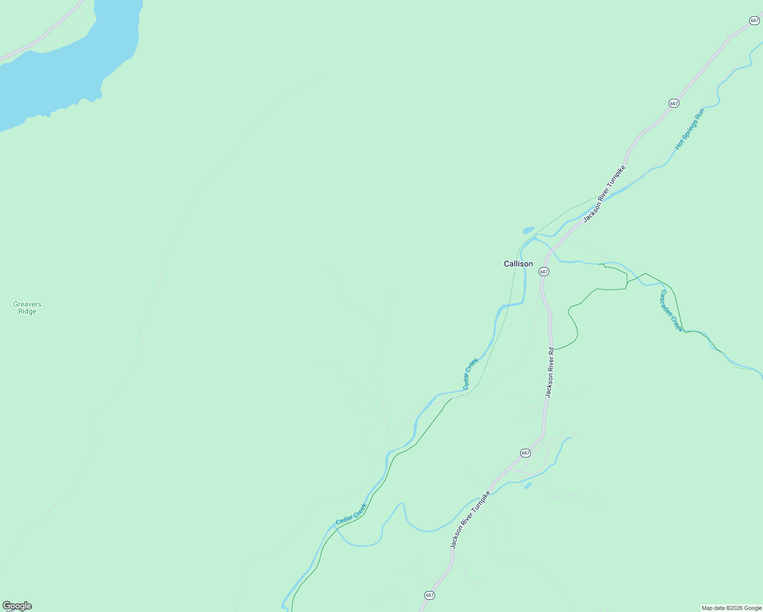 map of restaurants, bars, coffee shops, grocery stores, and more near 144 Seven Ridges Road in Hot Springs