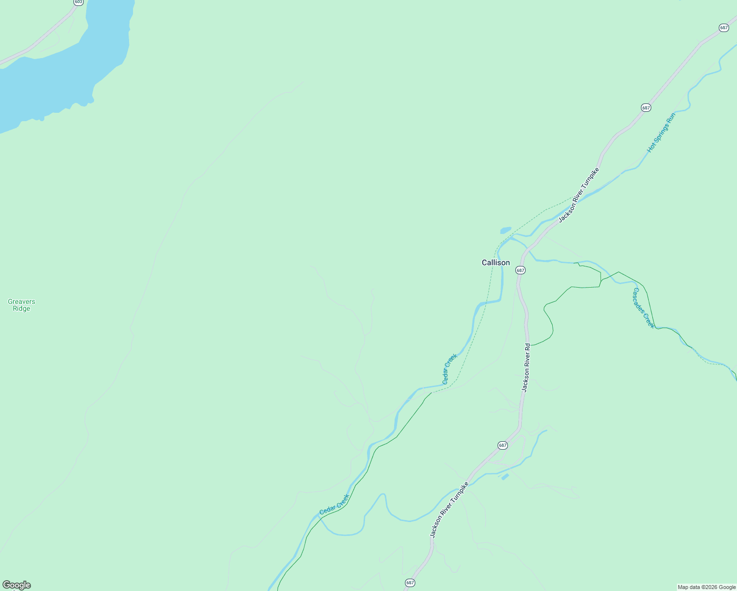 map of restaurants, bars, coffee shops, grocery stores, and more near 144 Seven Ridges Road in Hot Springs