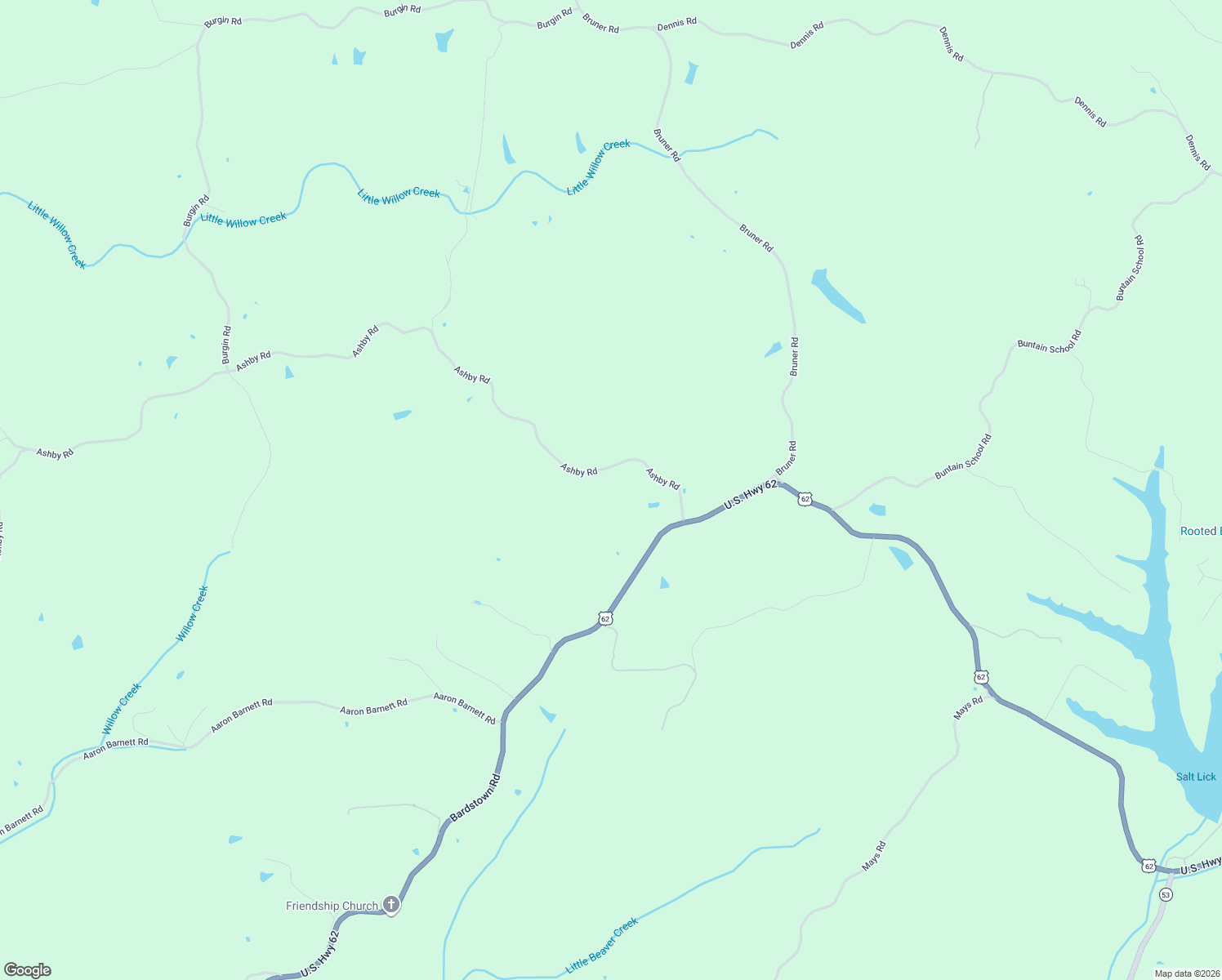 map of restaurants, bars, coffee shops, grocery stores, and more near 1035 Ashby Road in Lawrenceburg