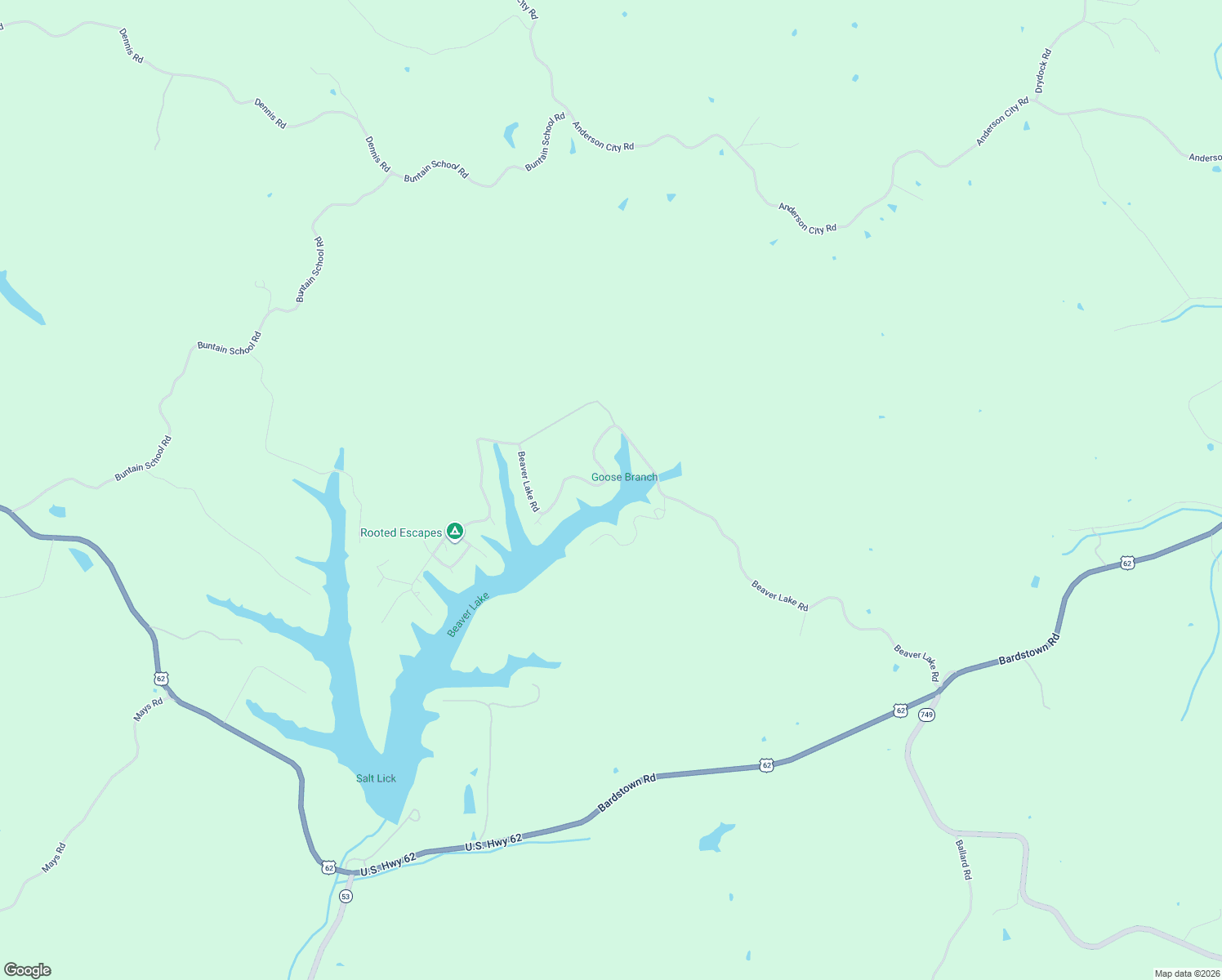 map of restaurants, bars, coffee shops, grocery stores, and more near 1339 Beaver Lake Road in Lawrenceburg