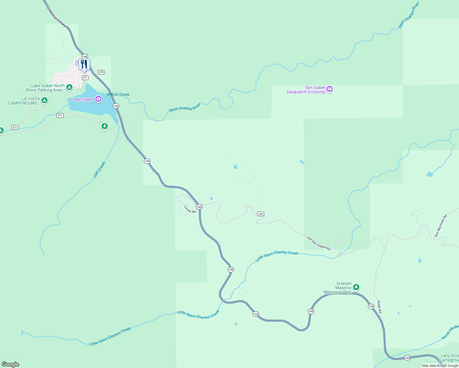 map of restaurants, bars, coffee shops, grocery stores, and more near 8585 Snowslide Trail in Rye
