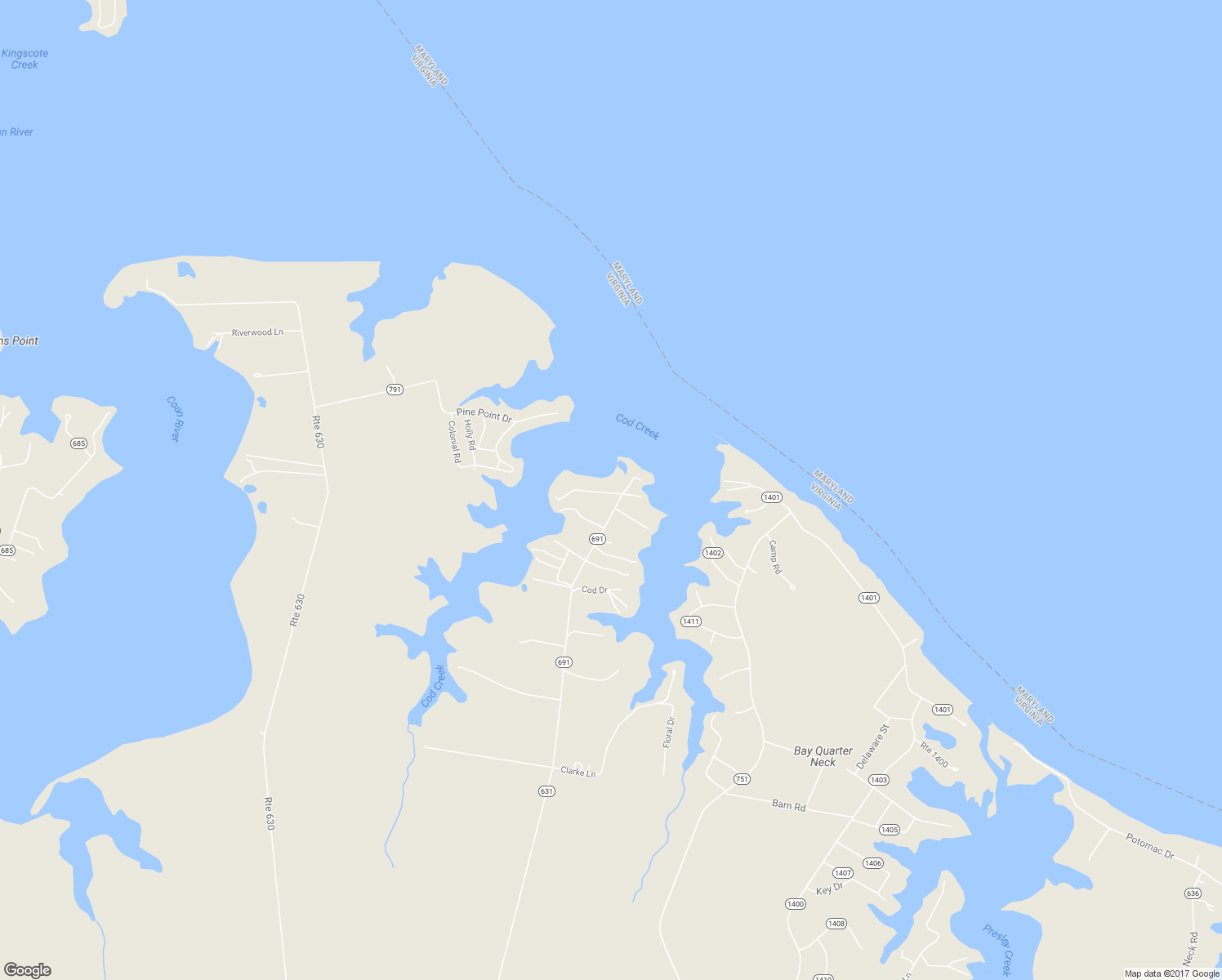 map of restaurants, bars, coffee shops, grocery stores, and more near 1966 Clarketown Road in Heathsville