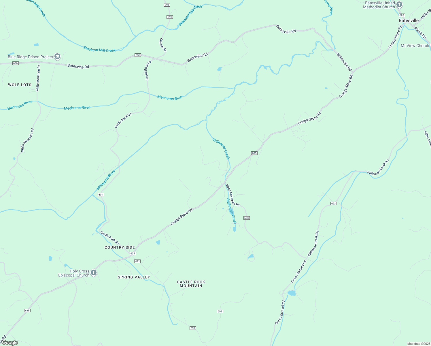 map of restaurants, bars, coffee shops, grocery stores, and more near 2126 Craigs Store Rd in Afton
