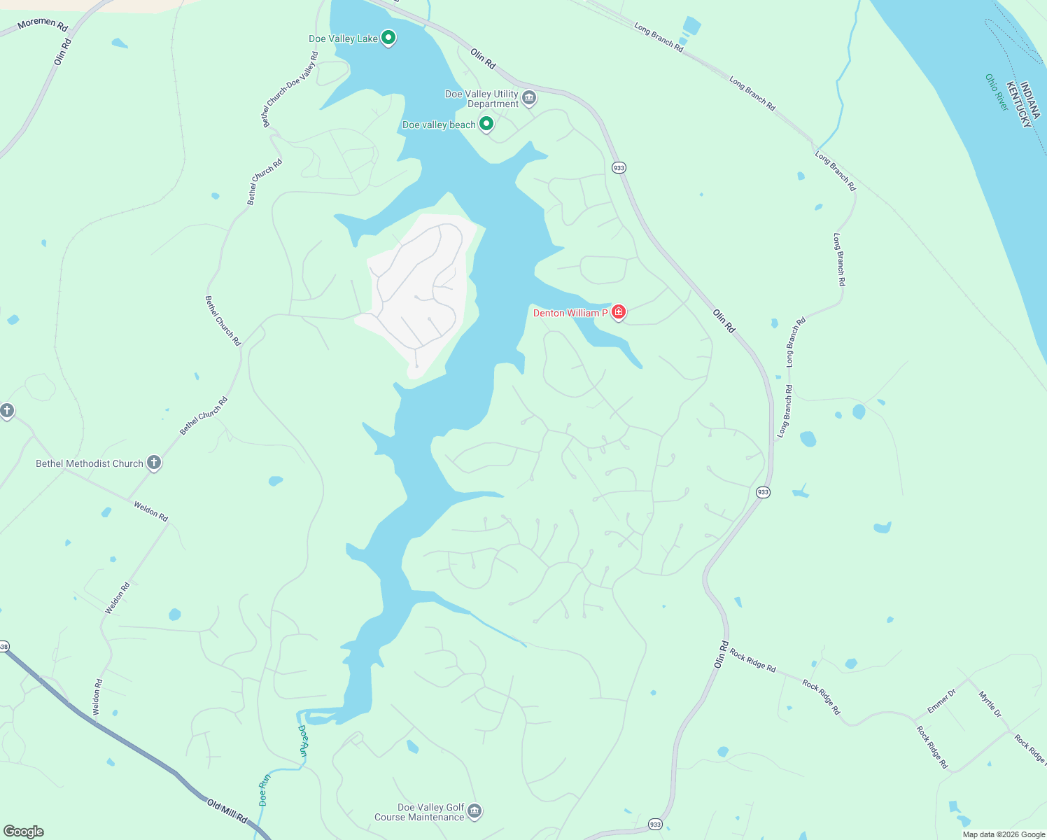map of restaurants, bars, coffee shops, grocery stores, and more near 129 Blueberry Point in Brandenburg