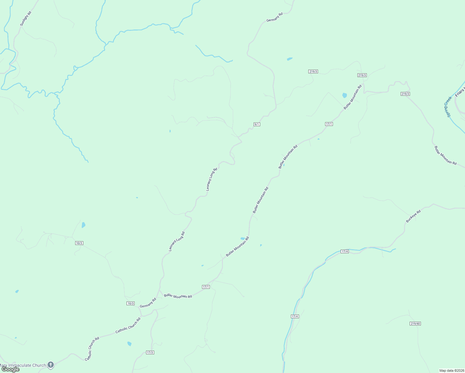 map of restaurants, bars, coffee shops, grocery stores, and more near Leanord Long Road in RENICK
