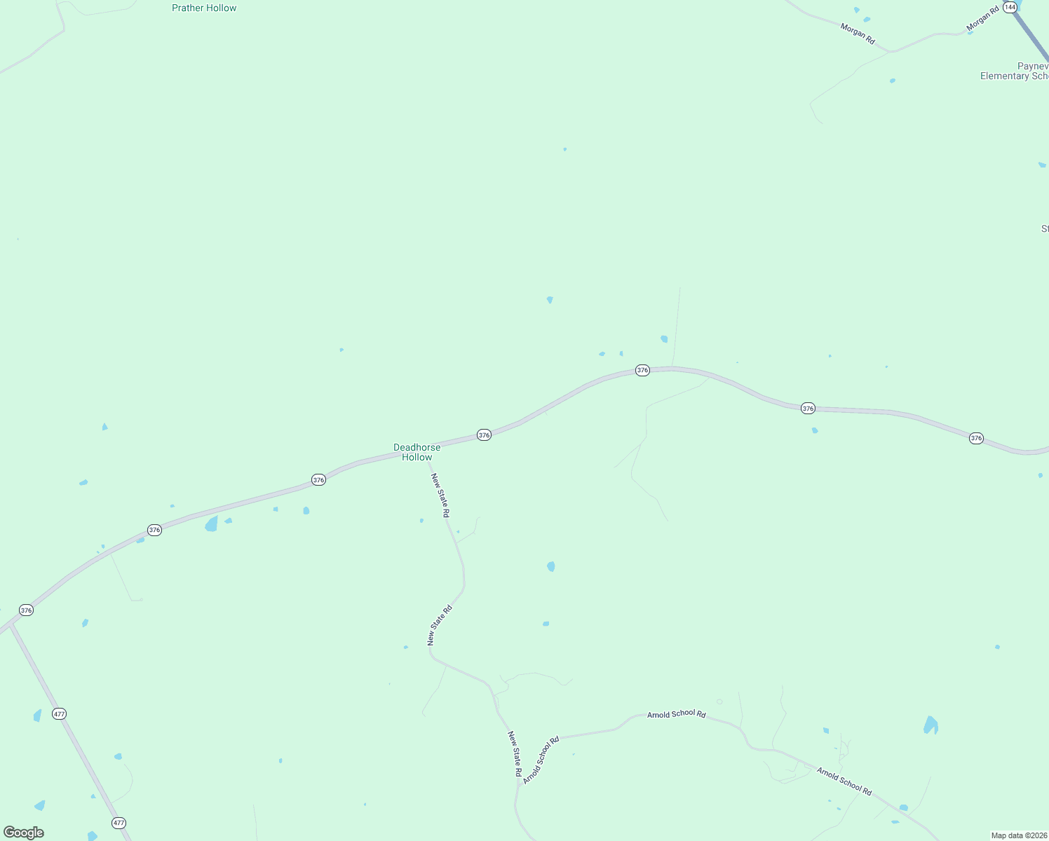 map of restaurants, bars, coffee shops, grocery stores, and more near Kentucky 376 in Payneville