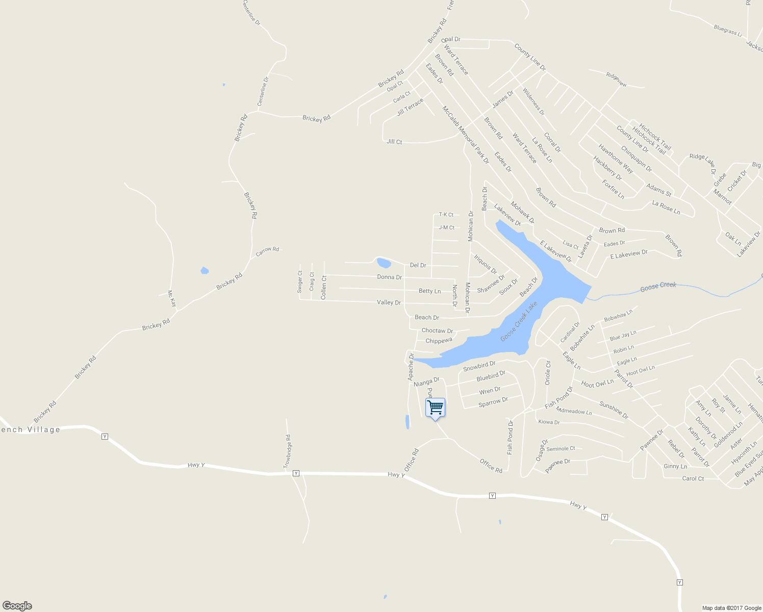 map of restaurants, bars, coffee shops, grocery stores, and more near 6046 Valley Drive in French Village