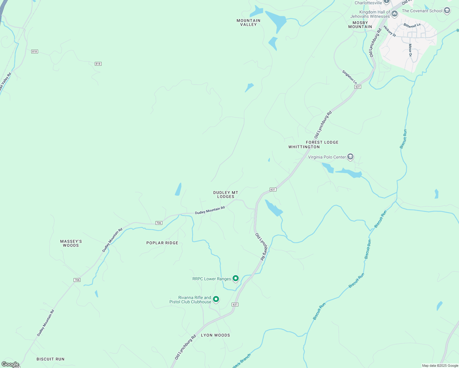 map of restaurants, bars, coffee shops, grocery stores, and more near 1952 Sweet Hollow Lane in Charlottesville