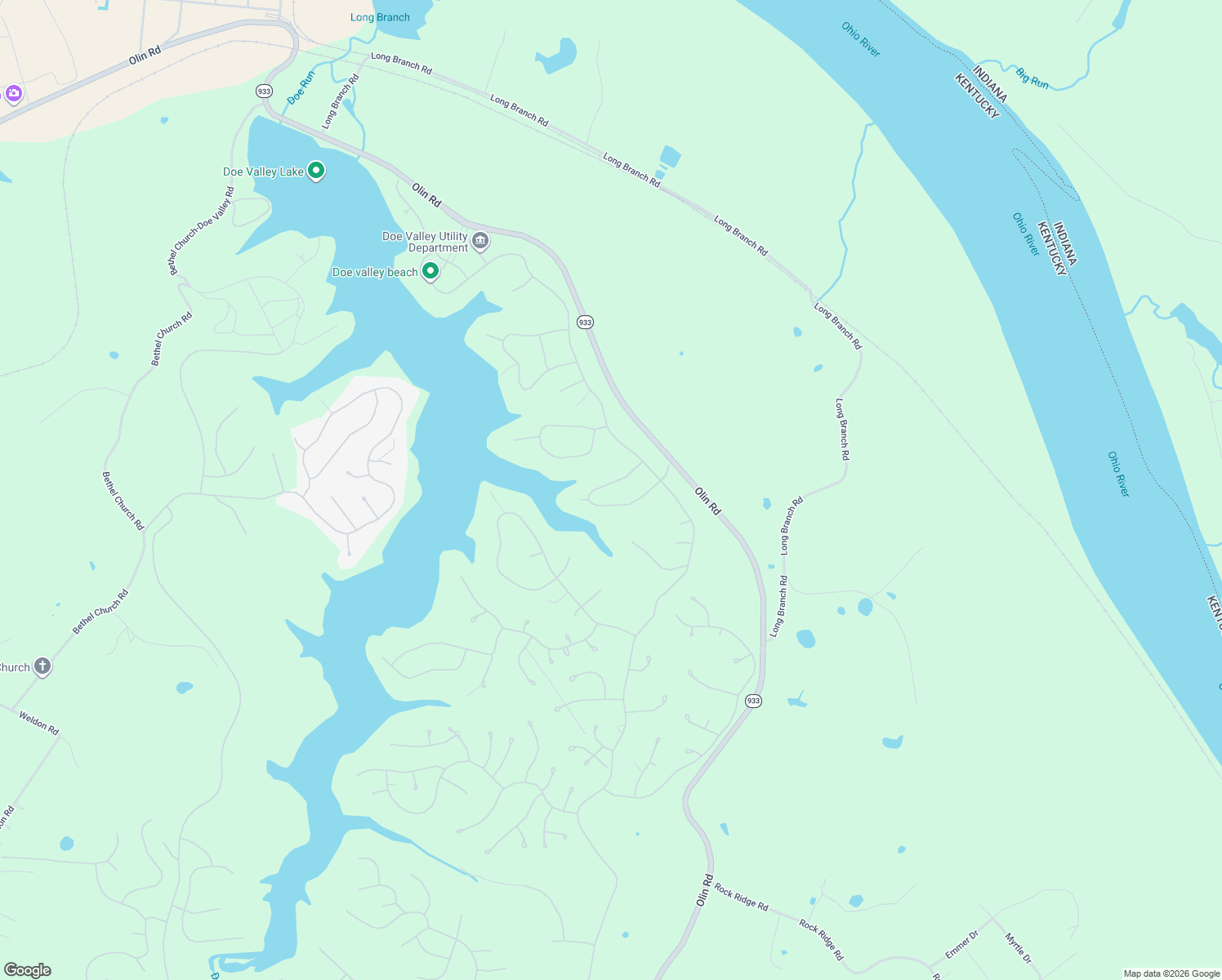 map of restaurants, bars, coffee shops, grocery stores, and more near 340-353 Bellemeade St in Brandenburg