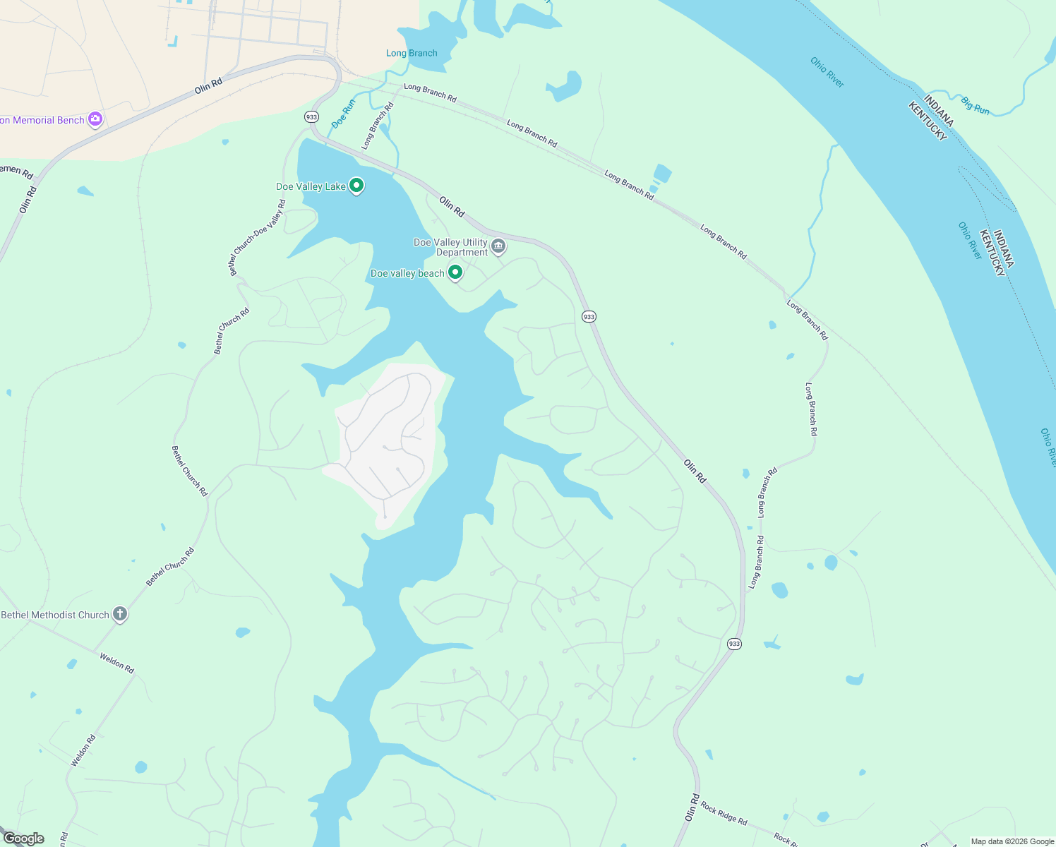 map of restaurants, bars, coffee shops, grocery stores, and more near 216-298 Hawthorne Court in Brandenburg