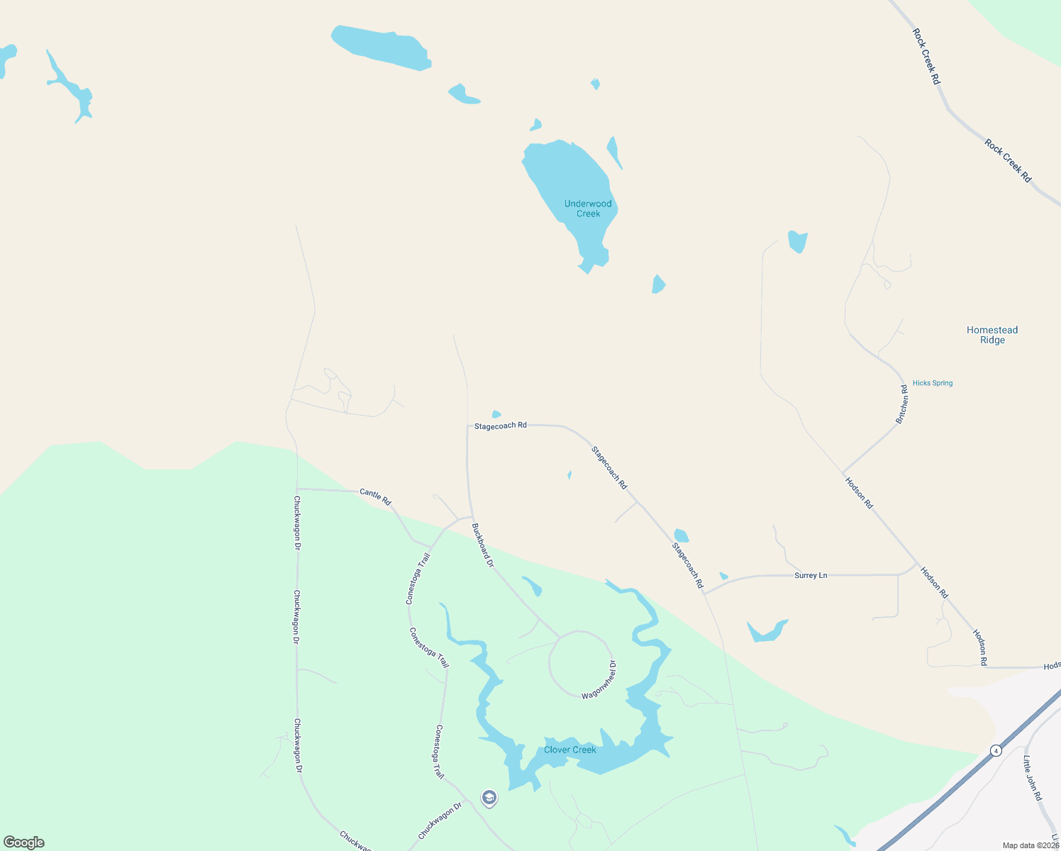 map of restaurants, bars, coffee shops, grocery stores, and more near 5252 Stagecoach Road in Copperopolis