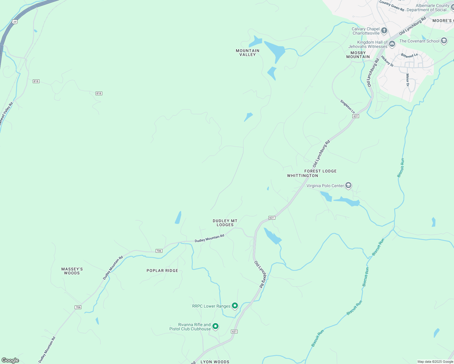 map of restaurants, bars, coffee shops, grocery stores, and more near 2276 Ambrose Commons Drive in Charlottesville