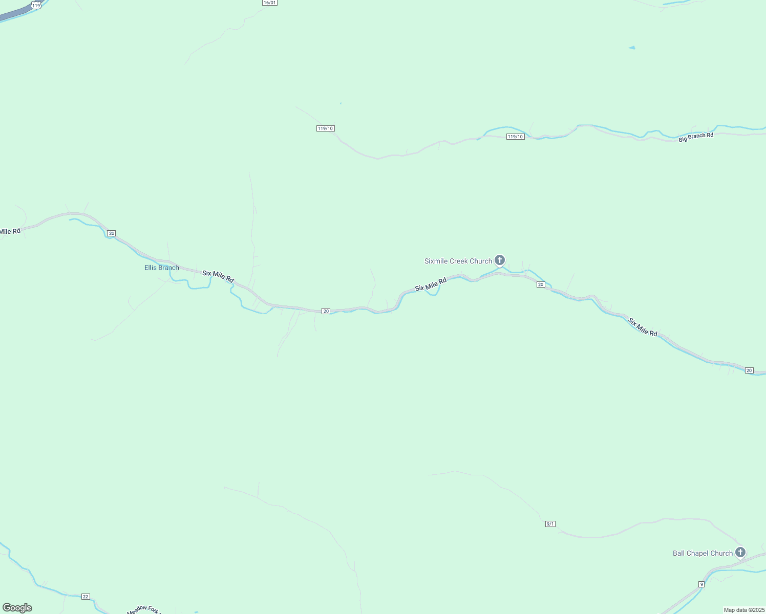 map of restaurants, bars, coffee shops, grocery stores, and more near Six Mile Road in Danville