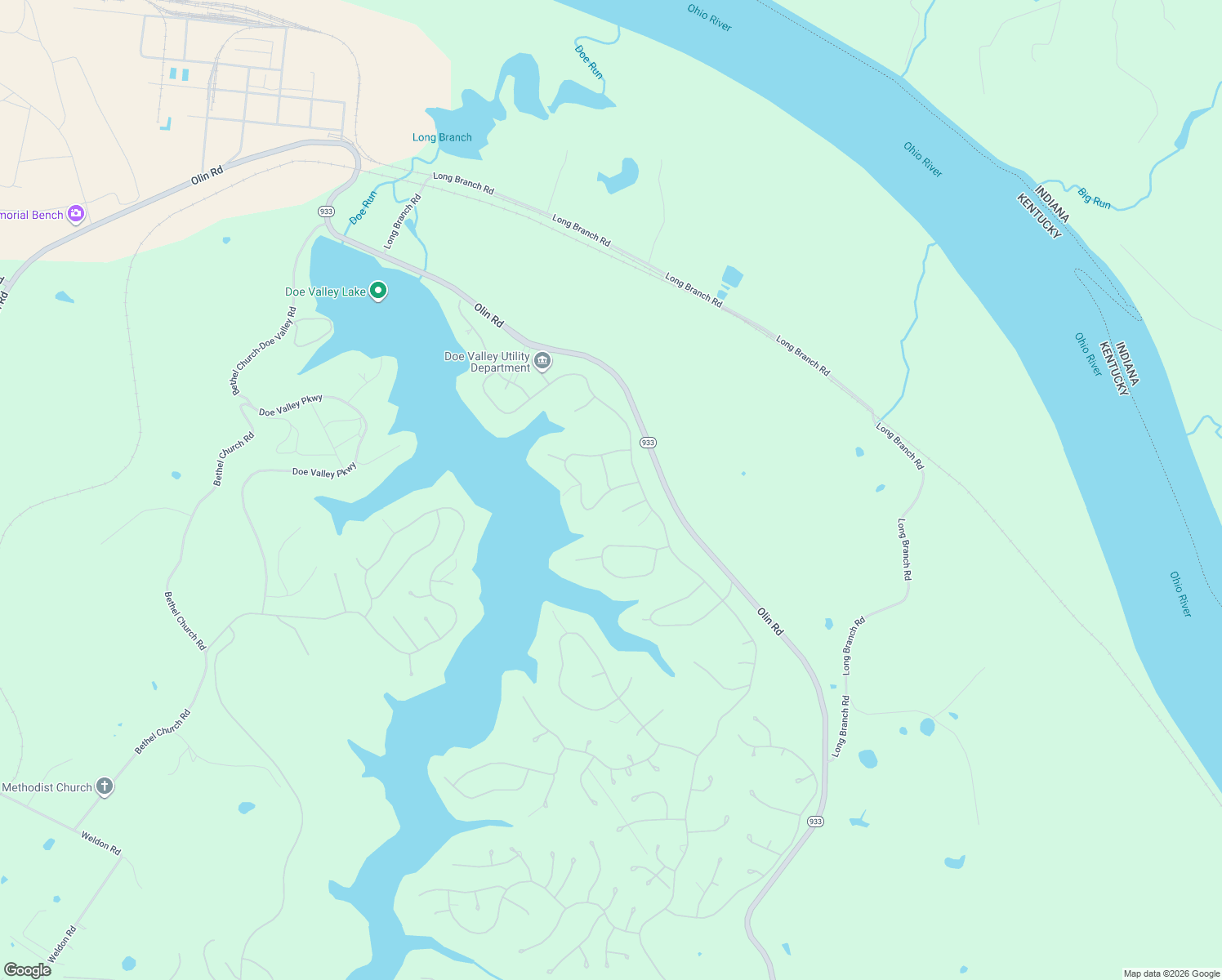 map of restaurants, bars, coffee shops, grocery stores, and more near 184 Brightberry St in Brandenburg