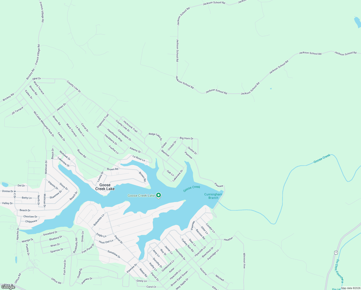 map of restaurants, bars, coffee shops, grocery stores, and more near 9444 Cricket Drive in French Village