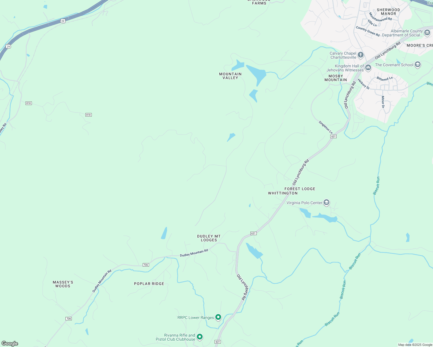 map of restaurants, bars, coffee shops, grocery stores, and more near 2230 Ambrose Commons Drive in Charlottesville