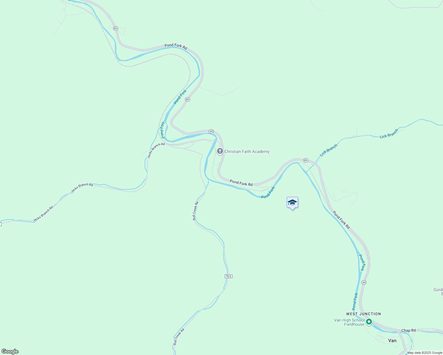 map of restaurants, bars, coffee shops, grocery stores, and more near Pond Fork Road in Madison