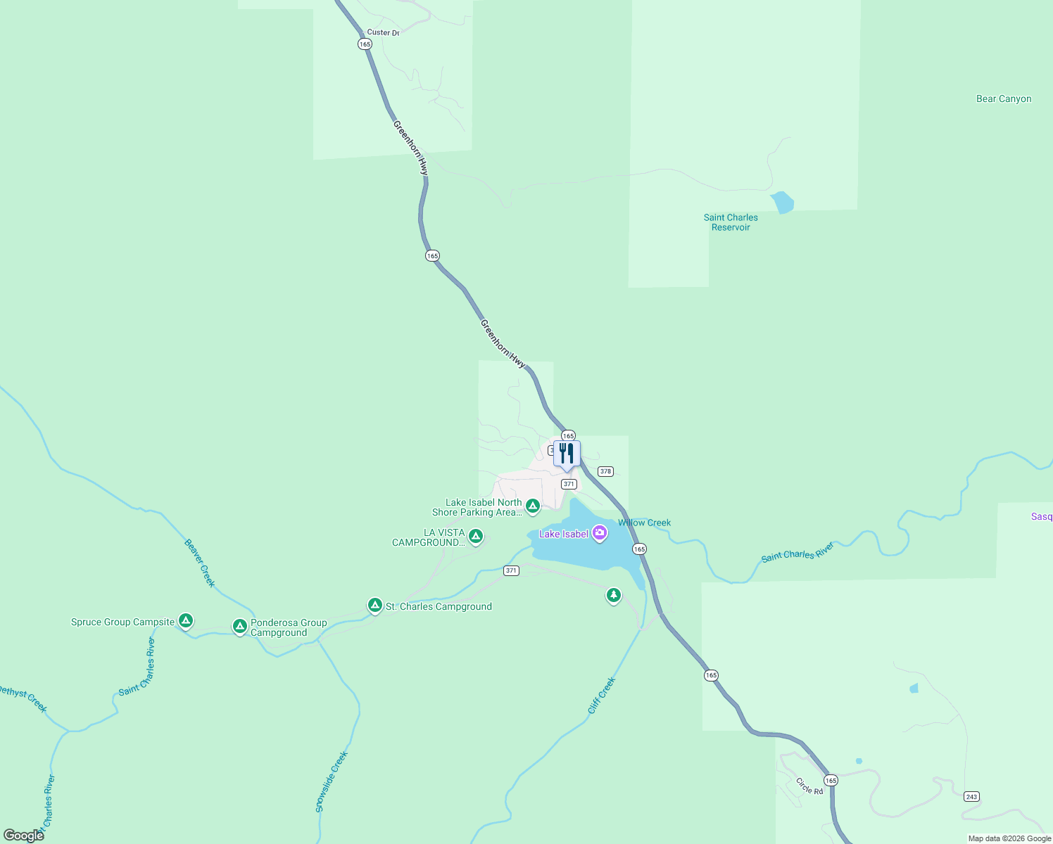 map of restaurants, bars, coffee shops, grocery stores, and more near 166-254 County Road 370 in Rye