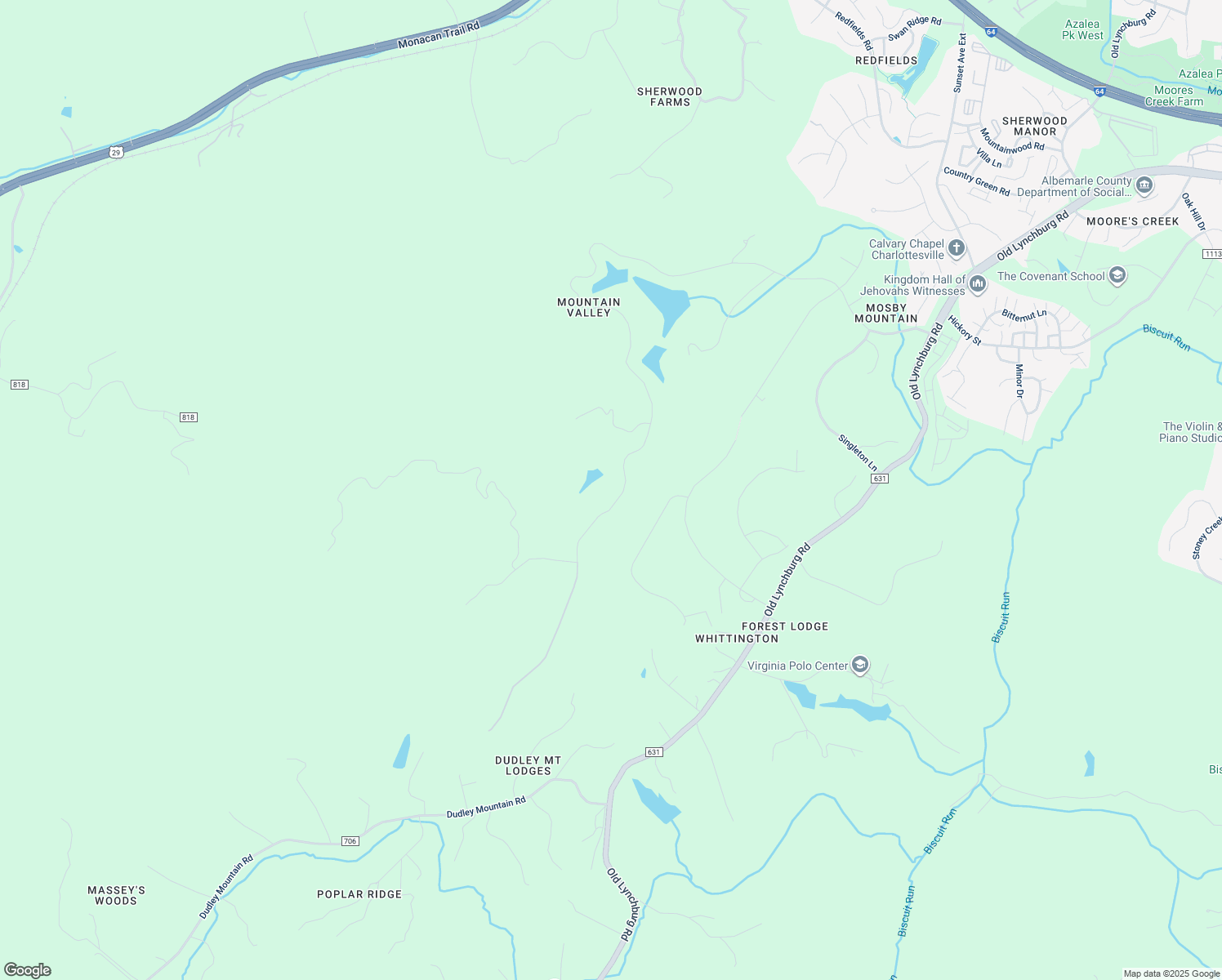 map of restaurants, bars, coffee shops, grocery stores, and more near 2140 Ambrose Commons Drive in Charlottesville