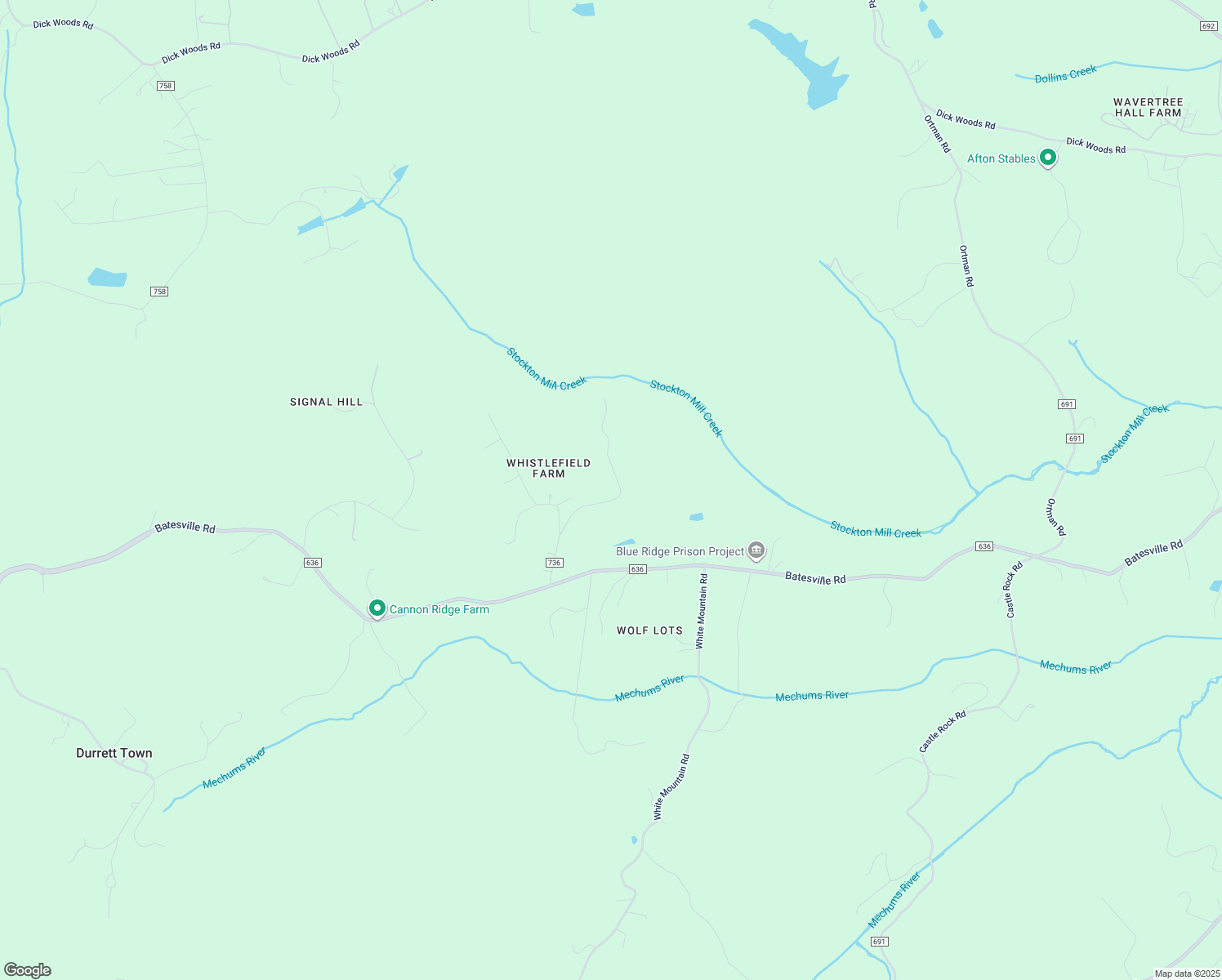 map of restaurants, bars, coffee shops, grocery stores, and more near 8198 Open Gate Lane in Afton