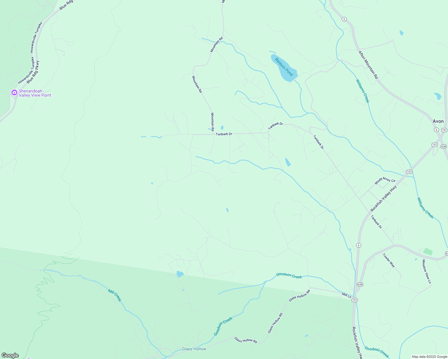 map of restaurants, bars, coffee shops, grocery stores, and more near 281 Bills Lane in Afton