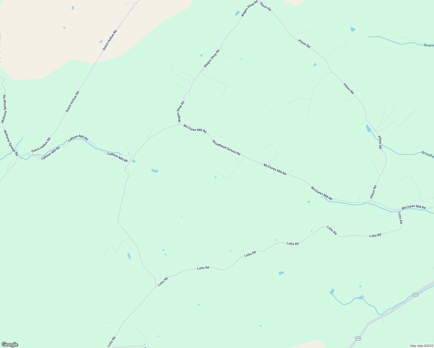 map of restaurants, bars, coffee shops, grocery stores, and more near 1530 Broadhead School Road in Middlebrook