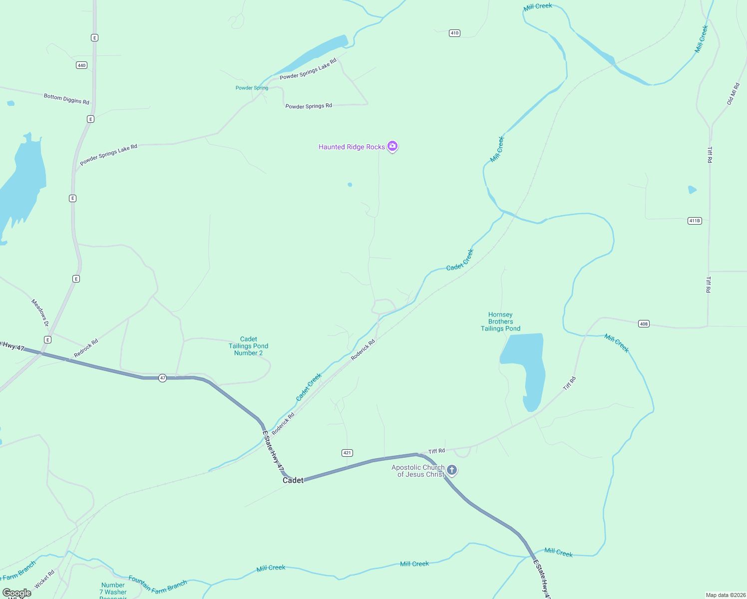 map of restaurants, bars, coffee shops, grocery stores, and more near 10085 Bywood Road in Cadet