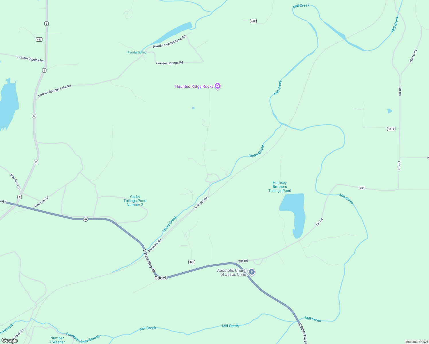 map of restaurants, bars, coffee shops, grocery stores, and more near 10085 Bywood Road in Cadet