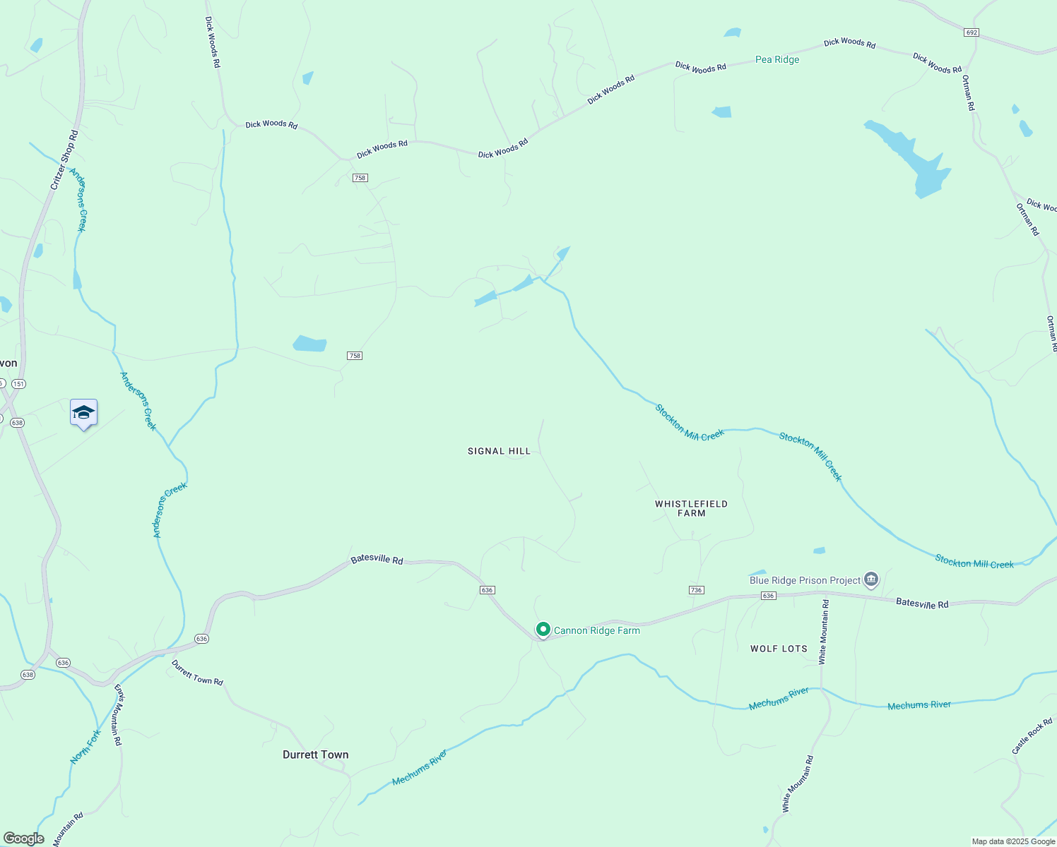map of restaurants, bars, coffee shops, grocery stores, and more near 8500 Beacon Hill Ln in Afton