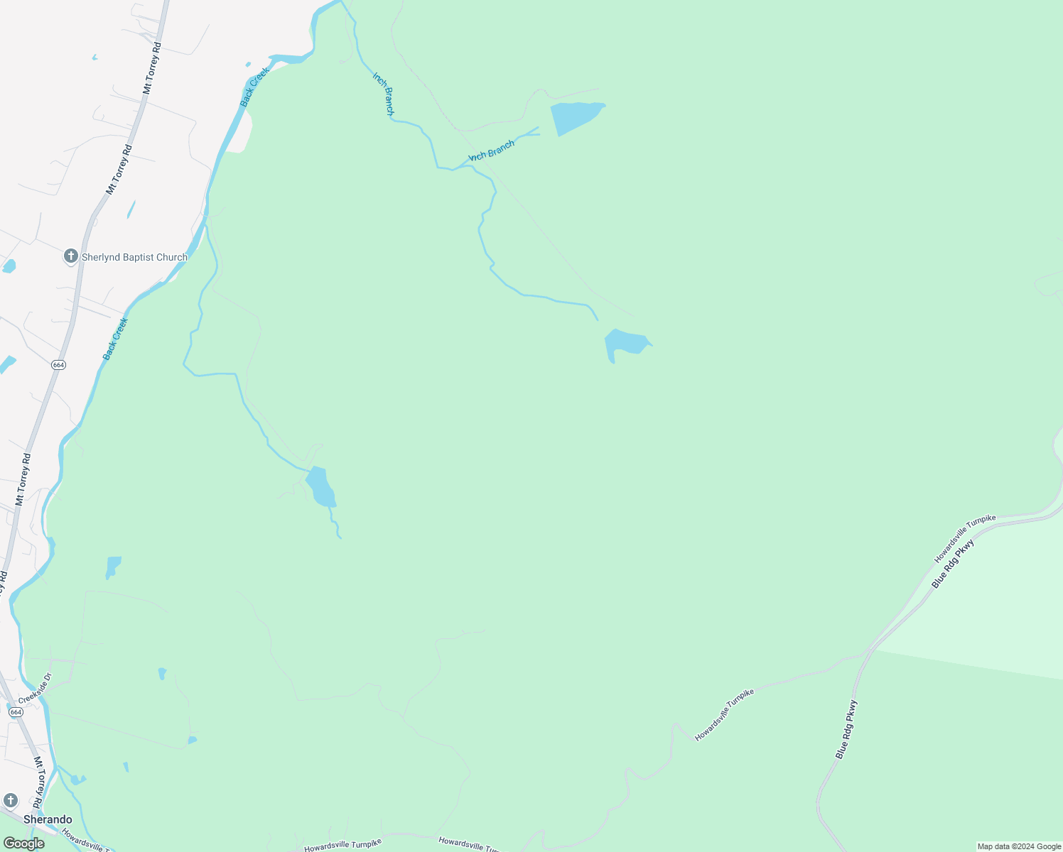 map of restaurants, bars, coffee shops, grocery stores, and more near Inch Robinson Lane in Lyndhurst