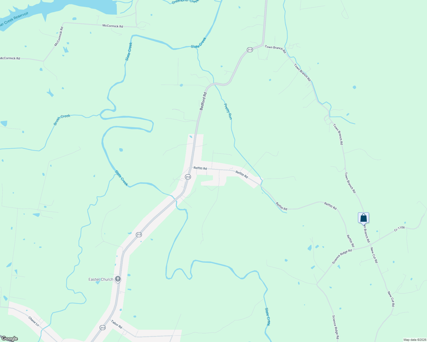 map of restaurants, bars, coffee shops, grocery stores, and more near 200 Reffitt Road in Jeffersonville