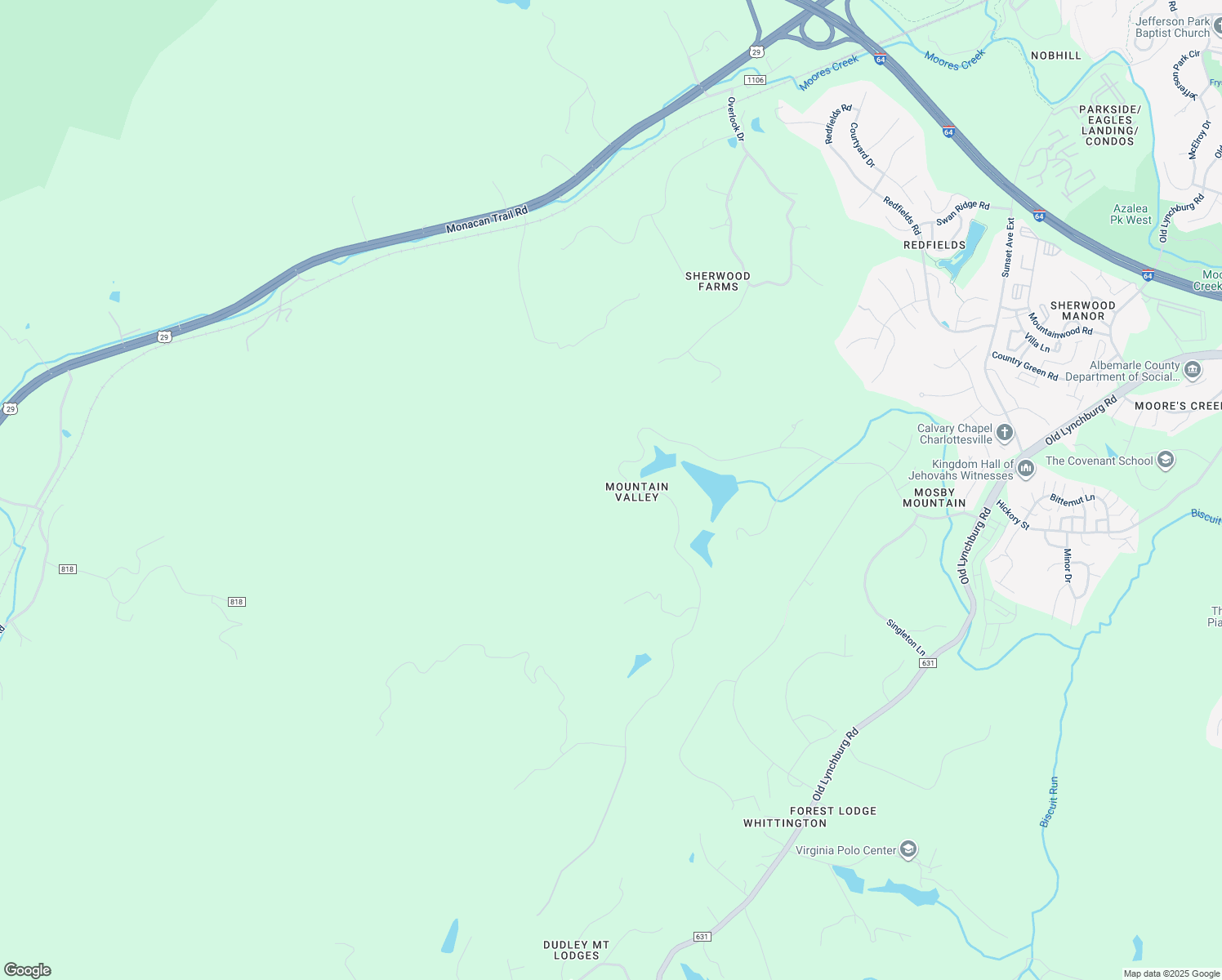map of restaurants, bars, coffee shops, grocery stores, and more near 1946 Ambrose Commons Drive in Charlottesville