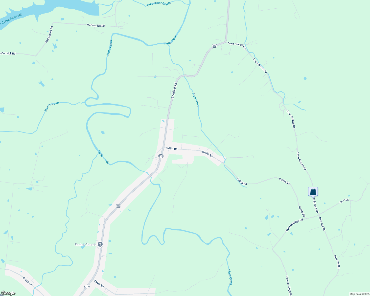 map of restaurants, bars, coffee shops, grocery stores, and more near 200 Reffitt Road in Jeffersonville