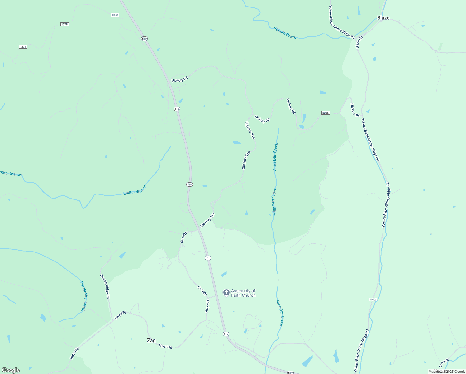 map of restaurants, bars, coffee shops, grocery stores, and more near 436 Hickory Road in West Liberty