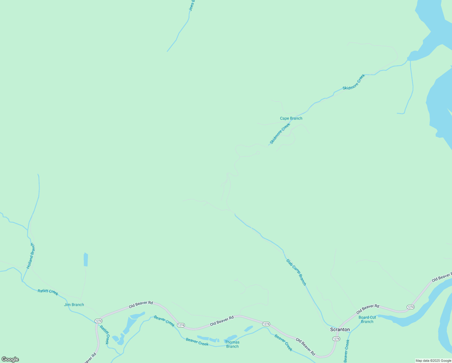 map of restaurants, bars, coffee shops, grocery stores, and more near Edge Lane in Menifee County