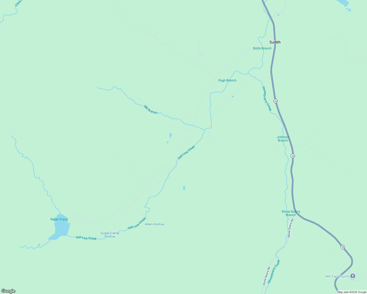 map of restaurants, bars, coffee shops, grocery stores, and more near Big Salt Lick Creek Road in Salt Lick