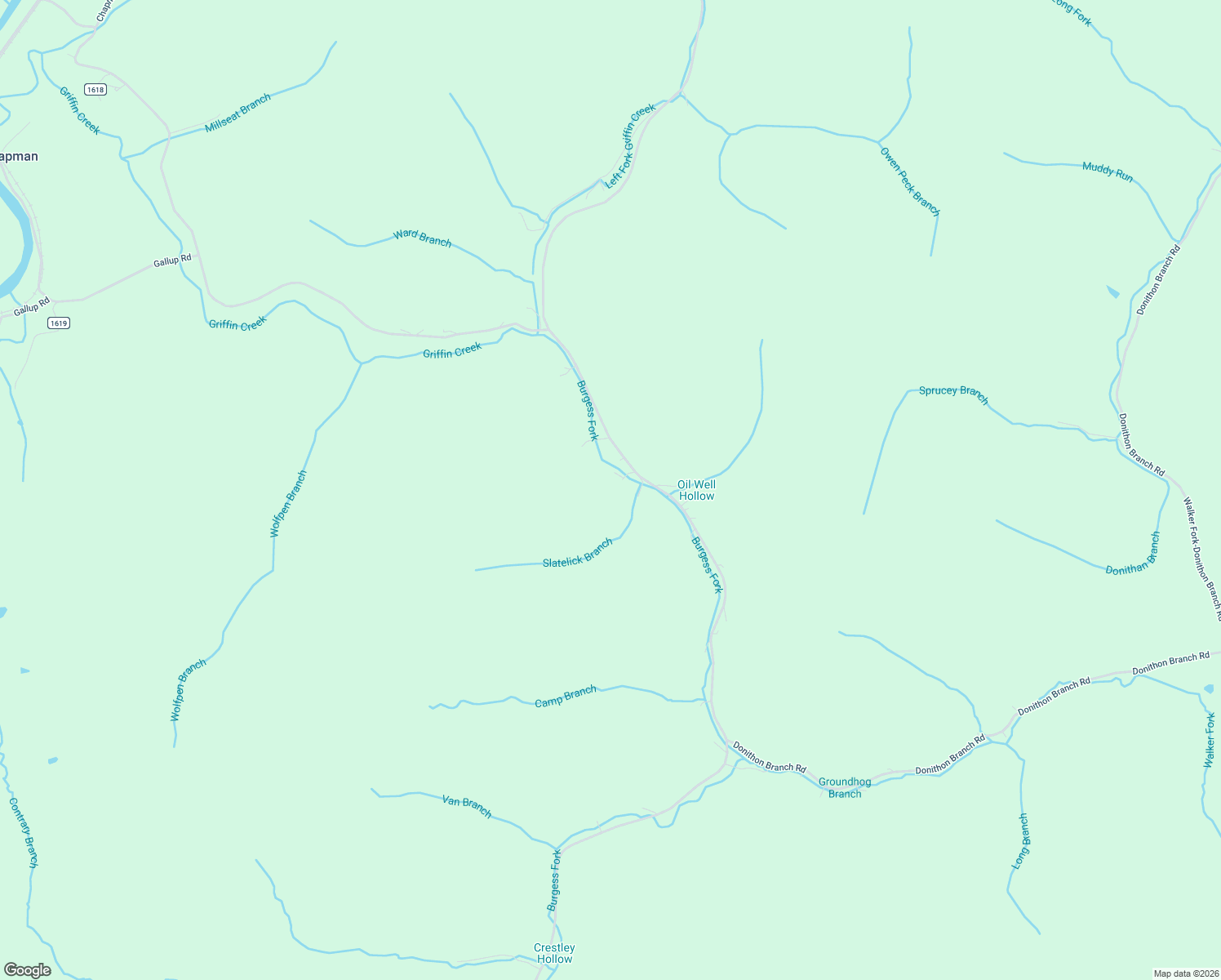 map of restaurants, bars, coffee shops, grocery stores, and more near 40 Slatelick Branch Road in Louisa