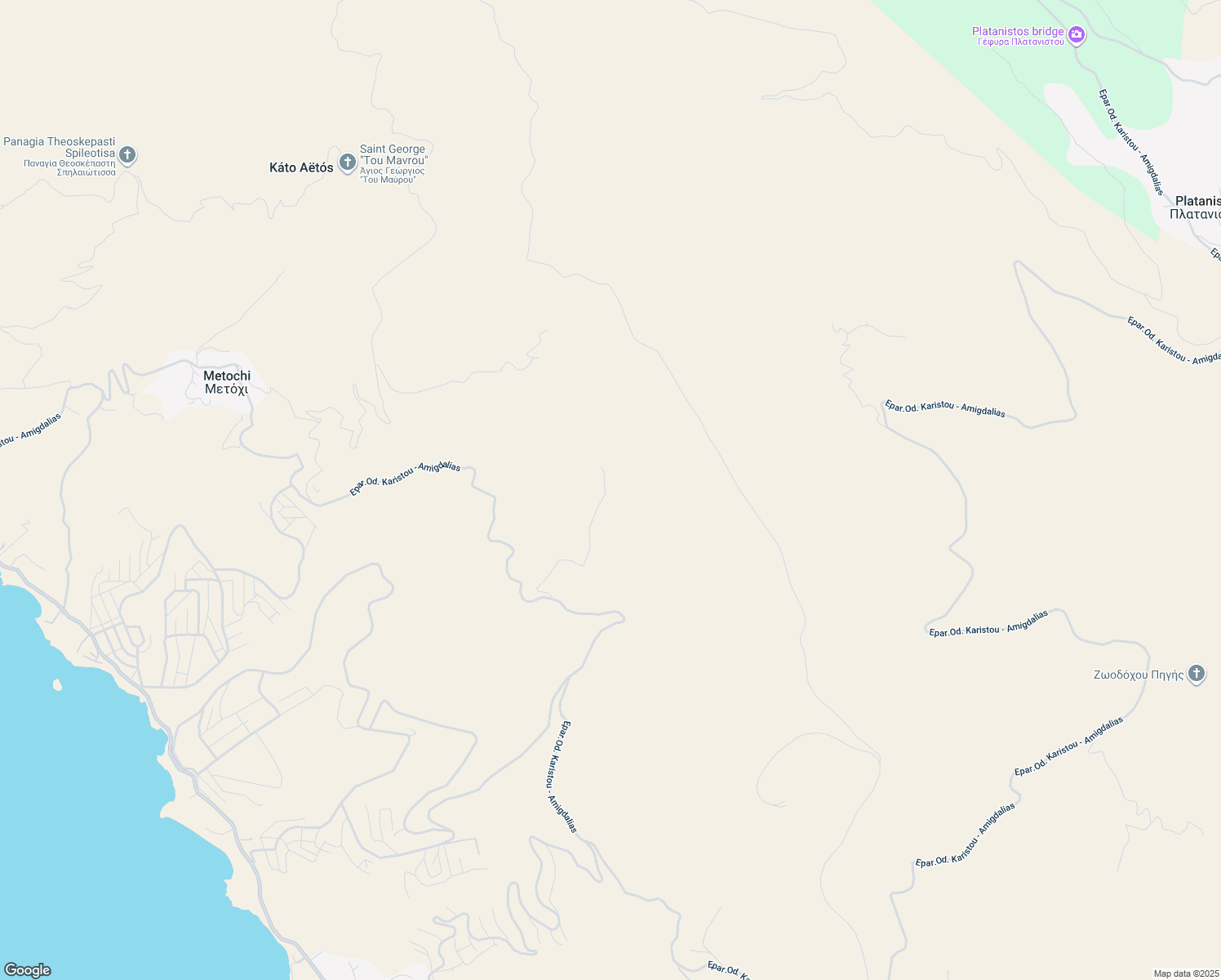 map of restaurants, bars, coffee shops, grocery stores, and more near in Sterea Ellada