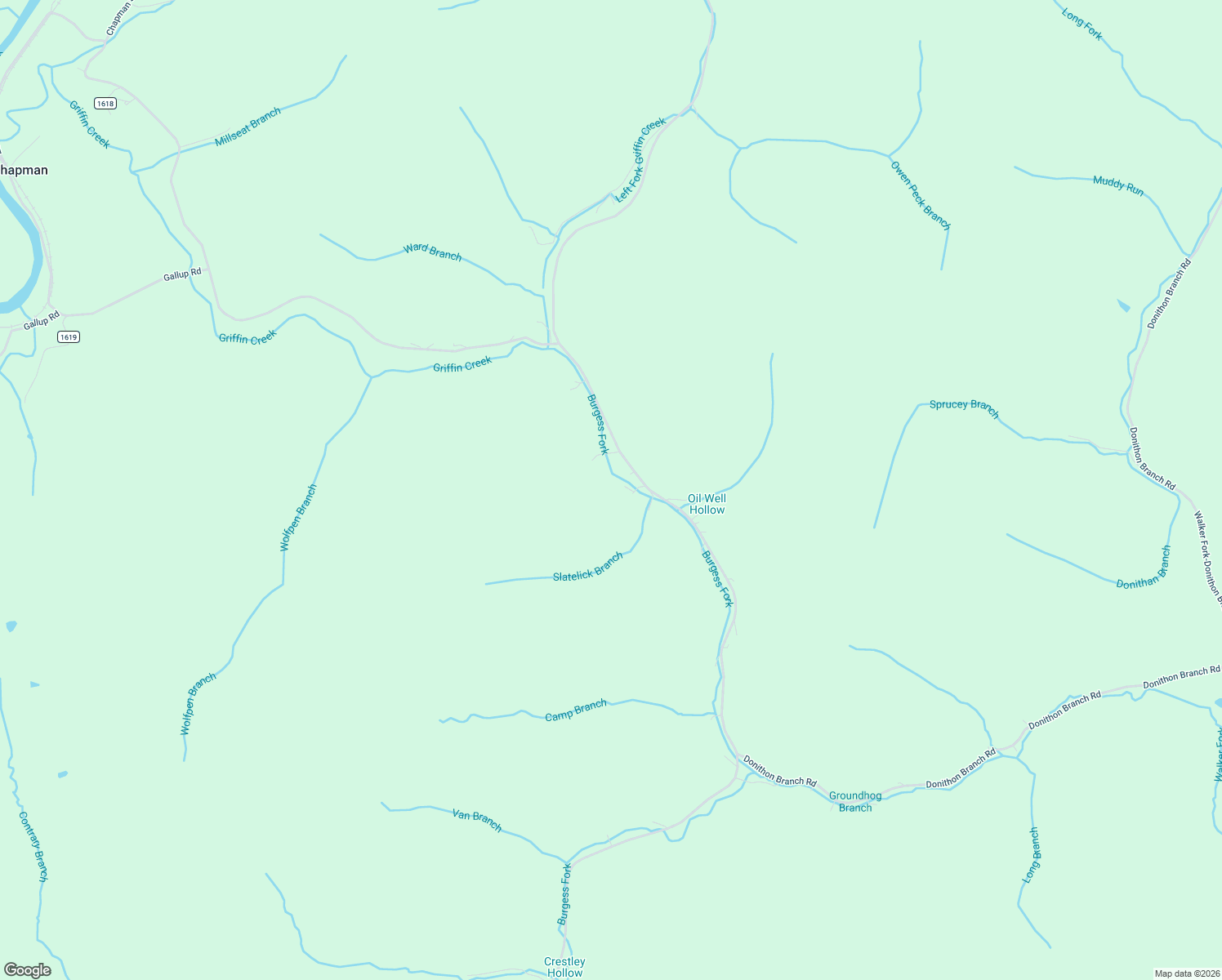 map of restaurants, bars, coffee shops, grocery stores, and more near 40 Slatelick Branch Road in Louisa