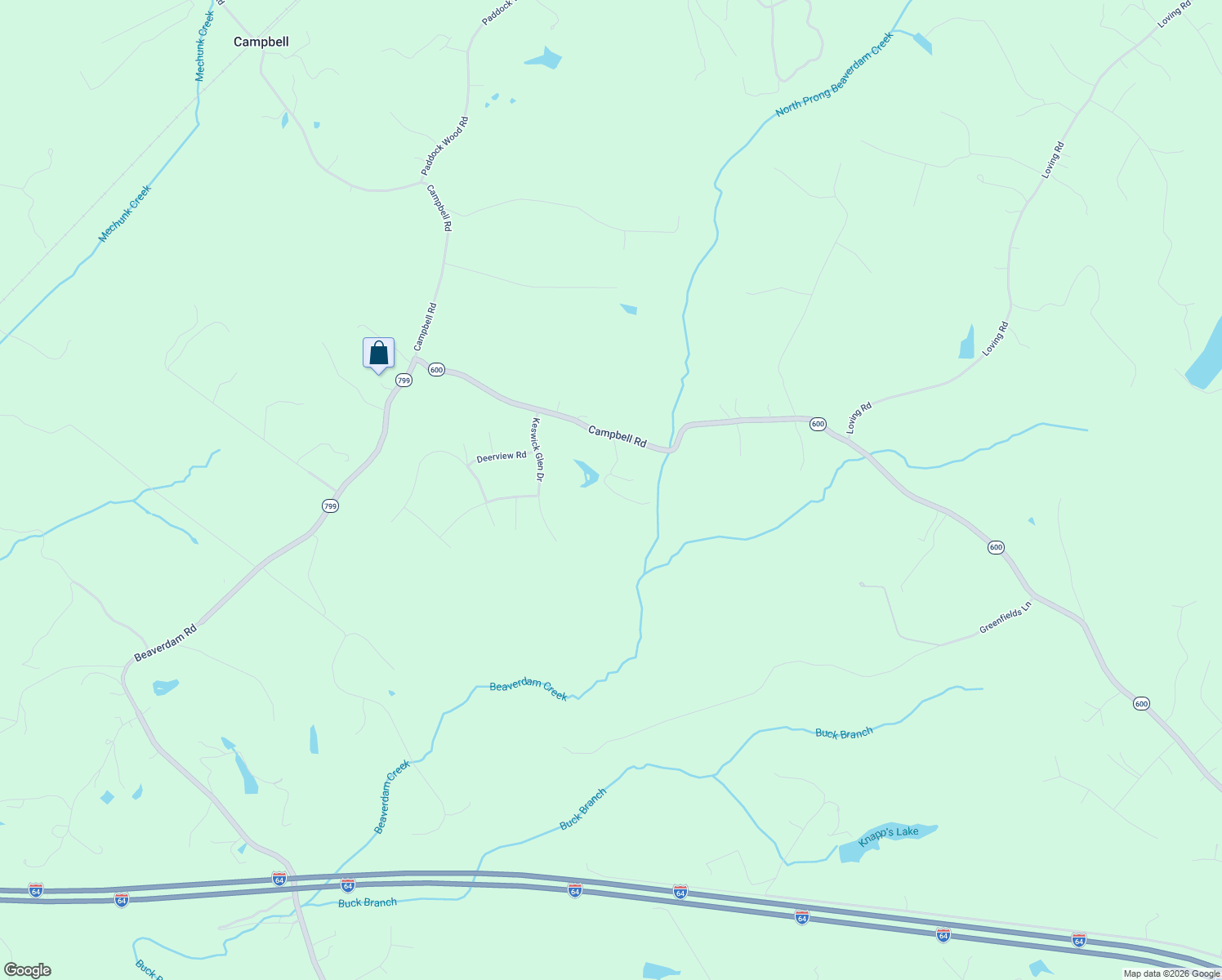 map of restaurants, bars, coffee shops, grocery stores, and more near in Campbell