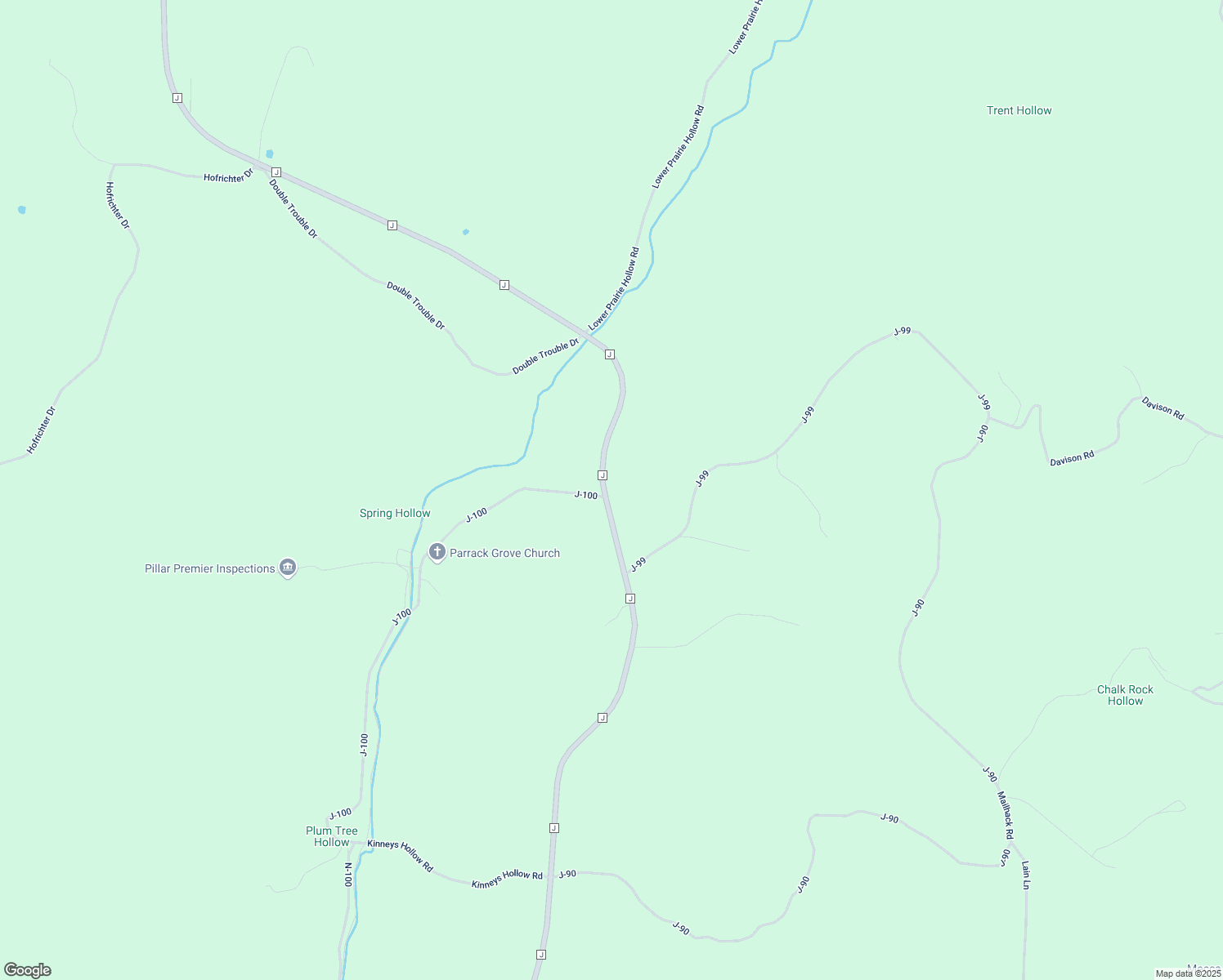 map of restaurants, bars, coffee shops, grocery stores, and more near 2872 State Road J in Macks Creek