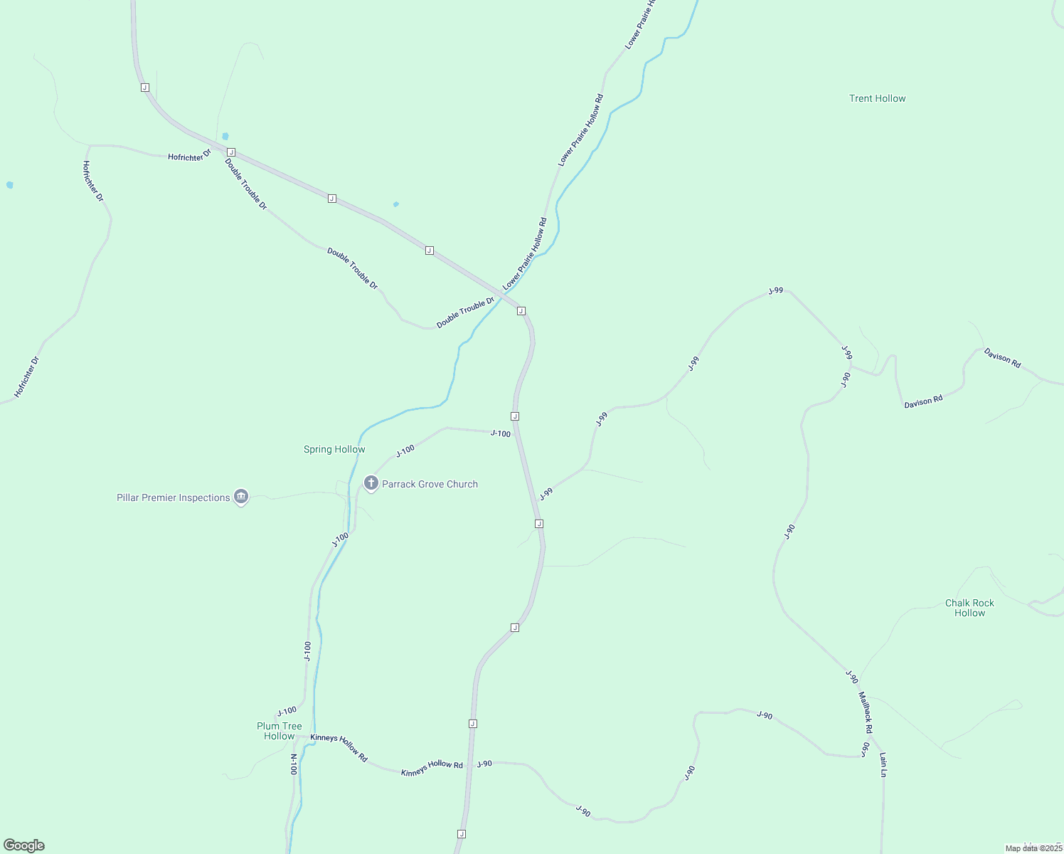 map of restaurants, bars, coffee shops, grocery stores, and more near 2872 State Road J in Macks Creek
