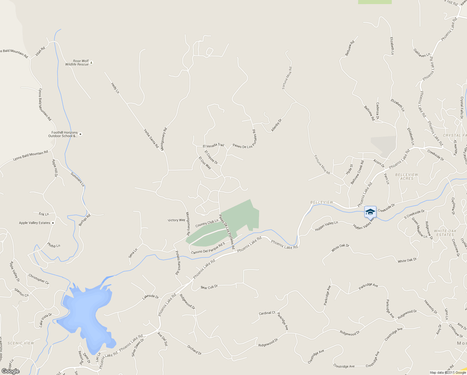 map of restaurants, bars, coffee shops, grocery stores, and more near 15520 Paseo De Los Robles Road in Sonora