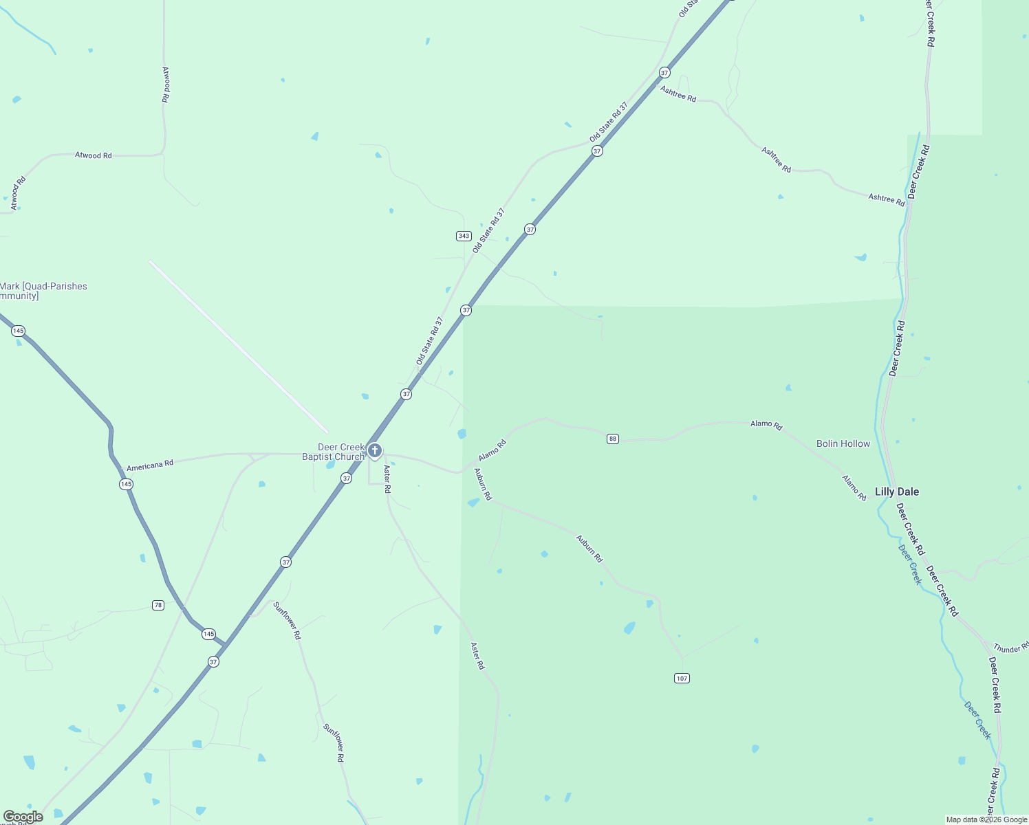 map of restaurants, bars, coffee shops, grocery stores, and more near 7248 Alamo Road in Tell City