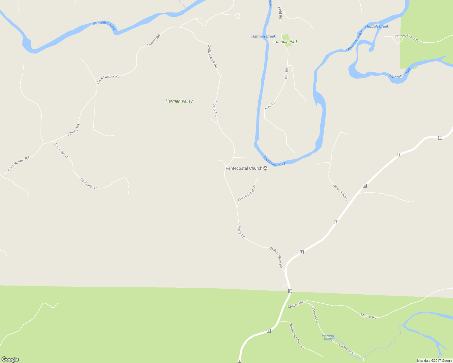 map of restaurants, bars, coffee shops, grocery stores, and more near 698 Liberty Road in Steelville