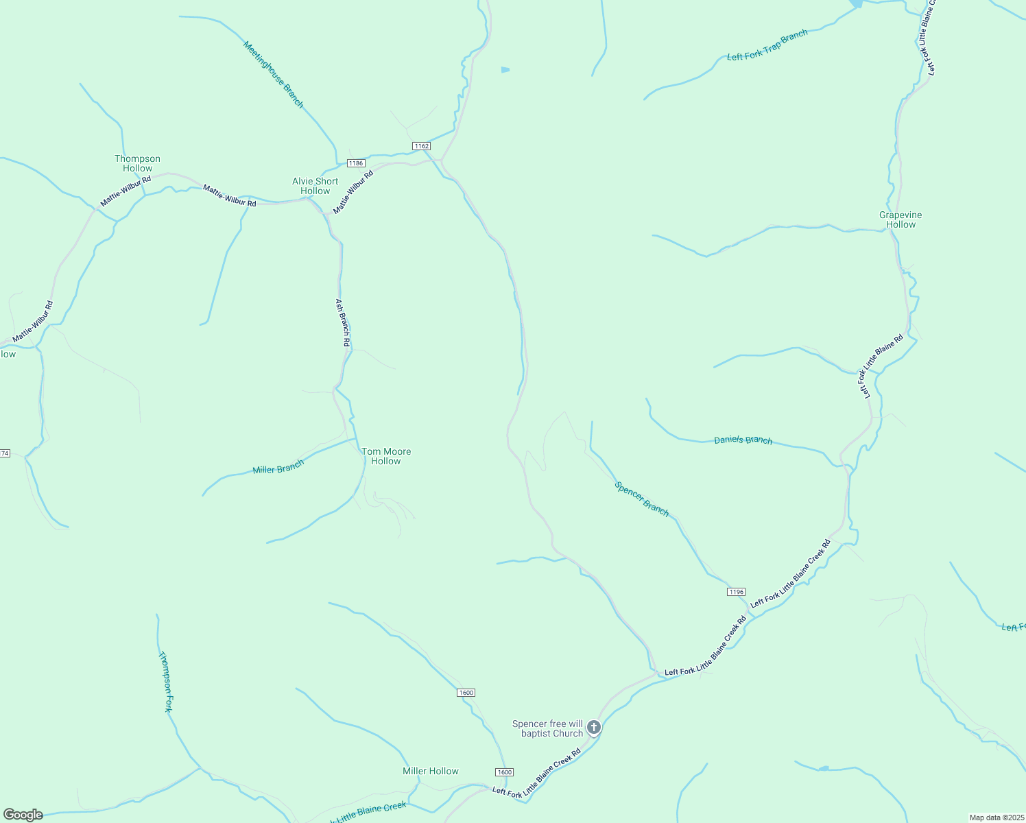 map of restaurants, bars, coffee shops, grocery stores, and more near 3280 Kentucky 1760 in Louisa