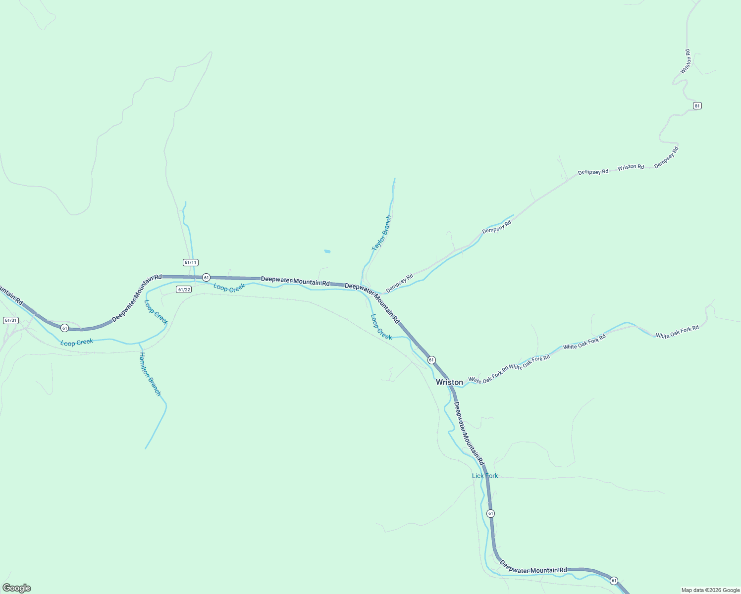 map of restaurants, bars, coffee shops, grocery stores, and more near Missionary Church Road in Beckwith