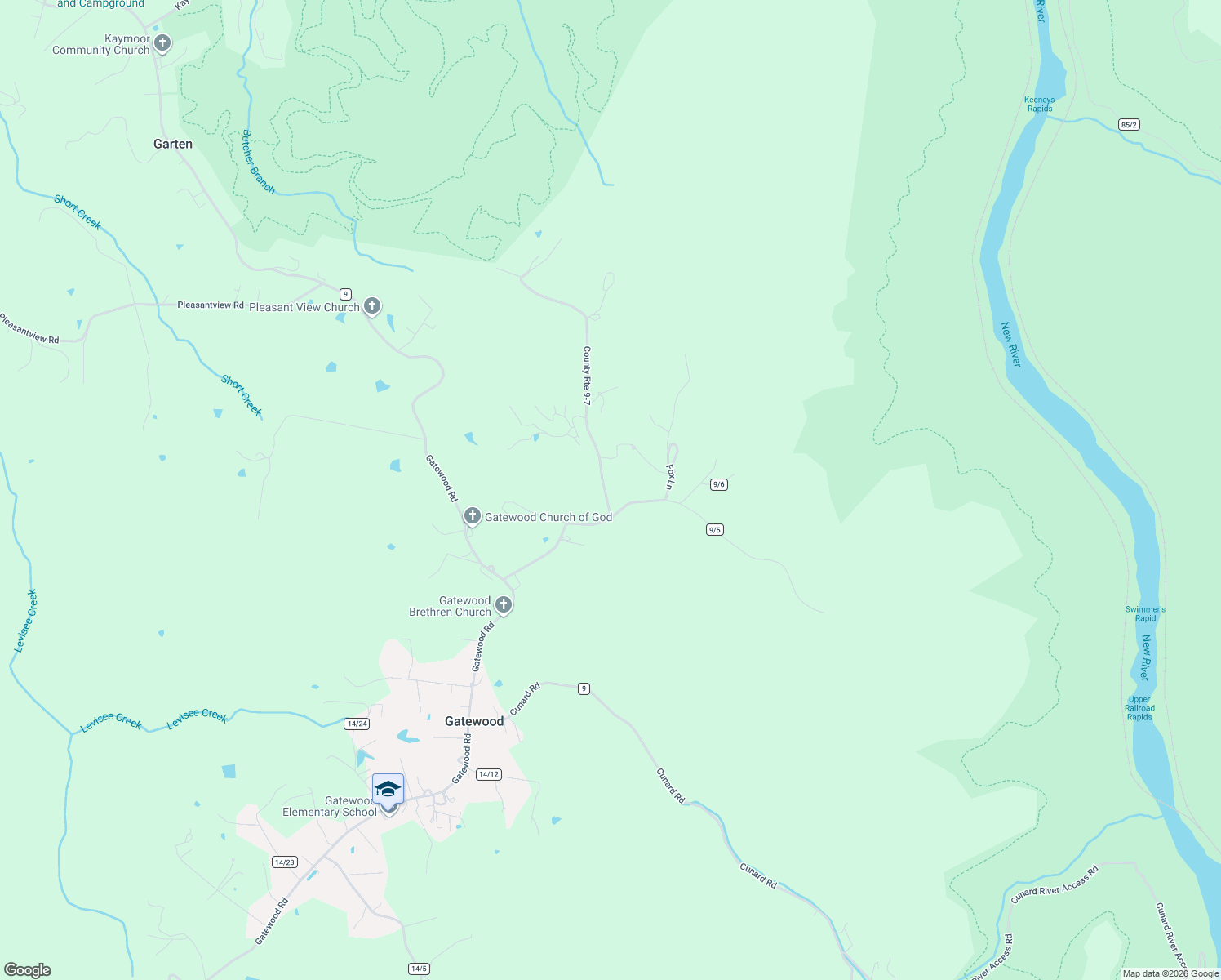 map of restaurants, bars, coffee shops, grocery stores, and more near 88 County Route 9-7 in Fayetteville